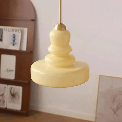 Vintage Style Glass Hanging Lamp