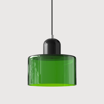 Sleek Chrome Hanging Ceiling Light
