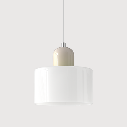 Sleek Chrome Hanging Ceiling Light