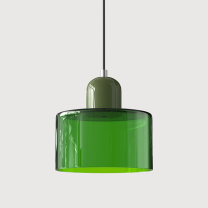 Sleek Chrome Hanging Ceiling Light