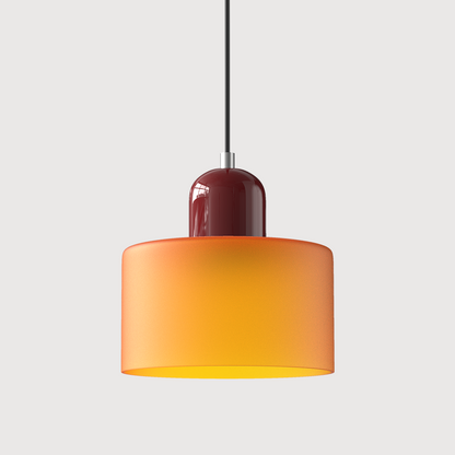Sleek Chrome Hanging Ceiling Light