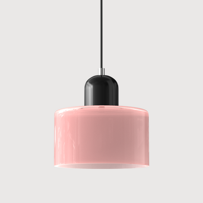 Sleek Chrome Hanging Ceiling Light