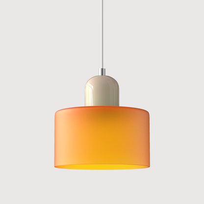 Sleek Chrome Hanging Ceiling Light