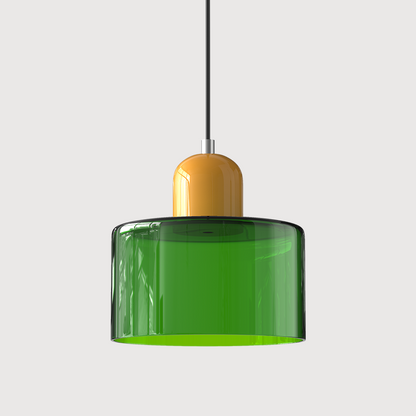 Sleek Chrome Hanging Ceiling Light