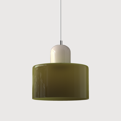 Sleek Chrome Hanging Ceiling Light