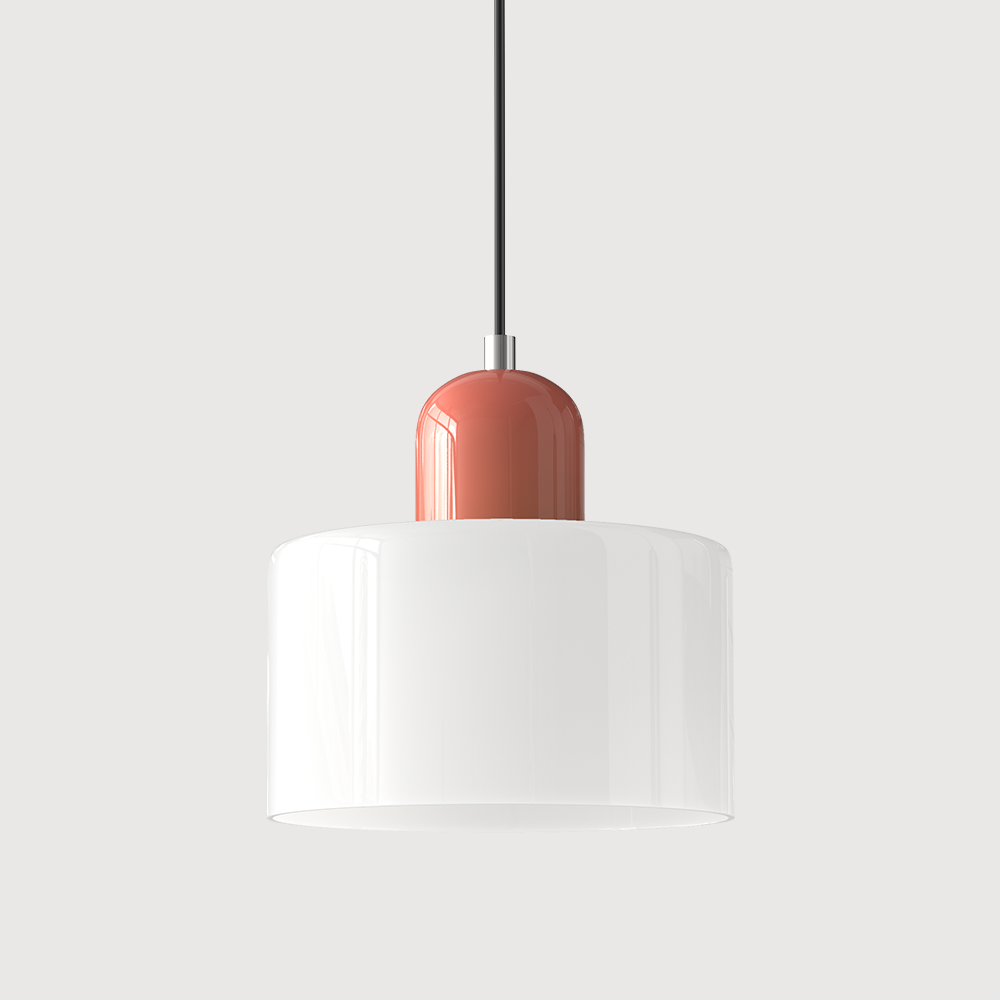 Sleek Chrome Hanging Ceiling Light