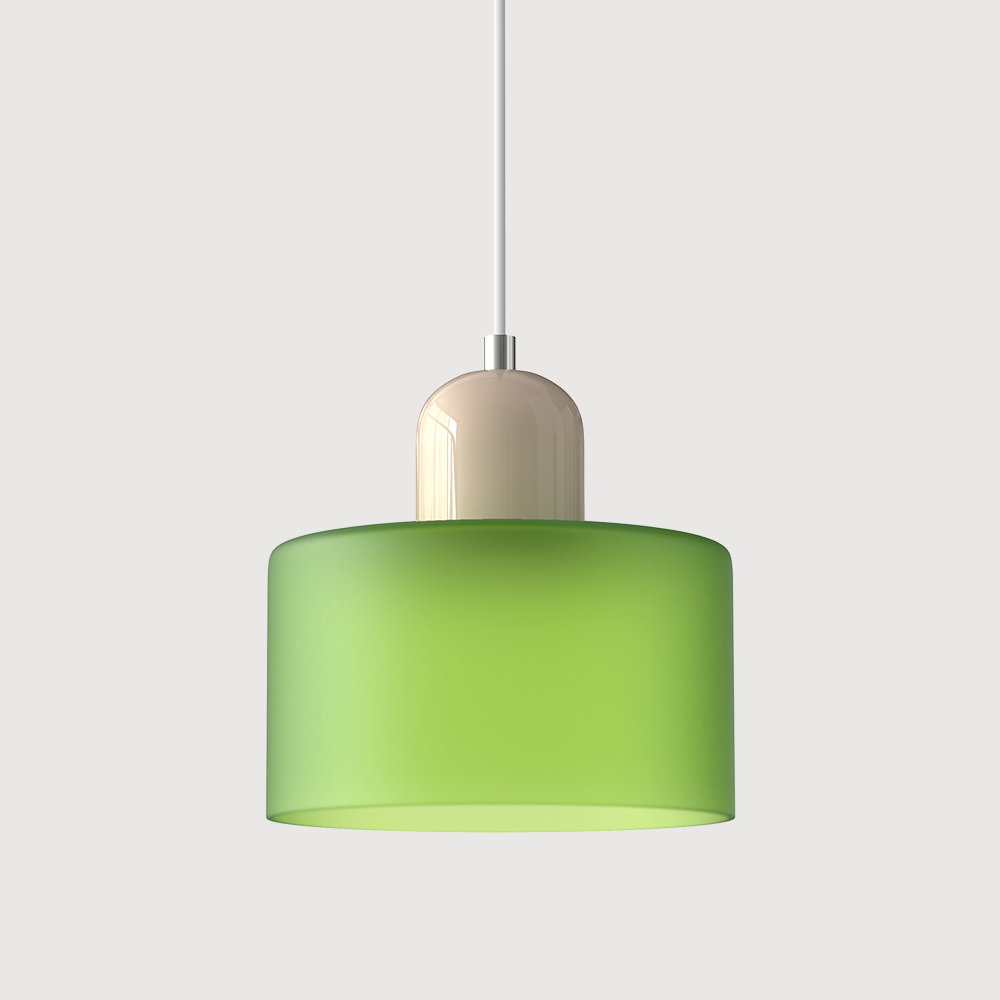 Sleek Chrome Hanging Ceiling Light