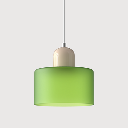 Sleek Chrome Hanging Ceiling Light