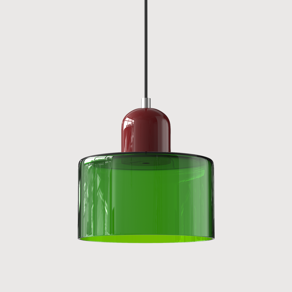 Sleek Chrome Hanging Ceiling Light