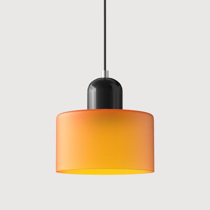 Sleek Chrome Hanging Ceiling Light