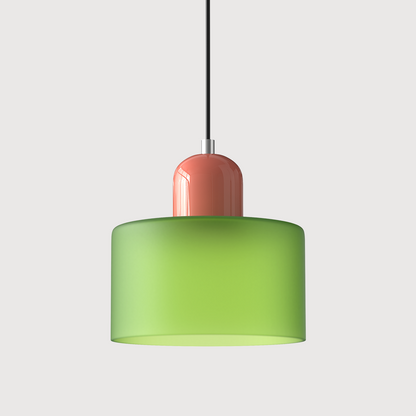 Sleek Chrome Hanging Ceiling Light
