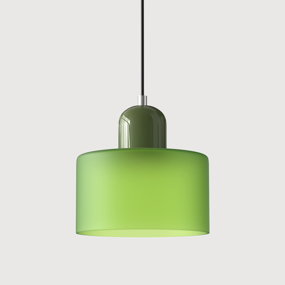 Sleek Chrome Hanging Ceiling Light
