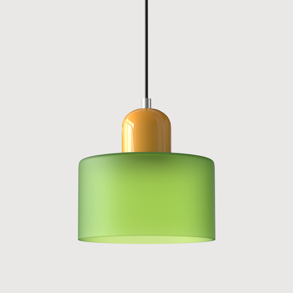 Sleek Chrome Hanging Ceiling Light