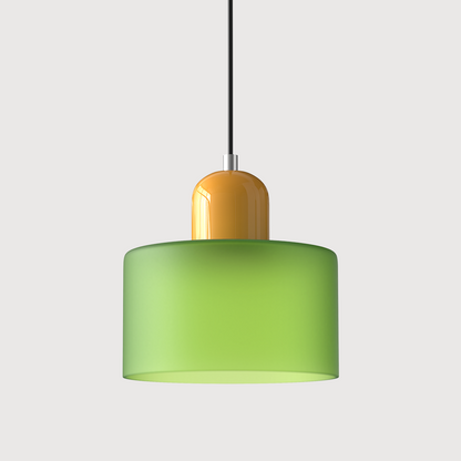 Sleek Chrome Hanging Ceiling Light