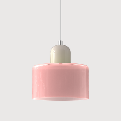 Sleek Chrome Hanging Ceiling Light