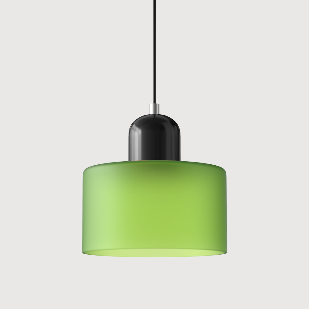 Sleek Chrome Hanging Ceiling Light