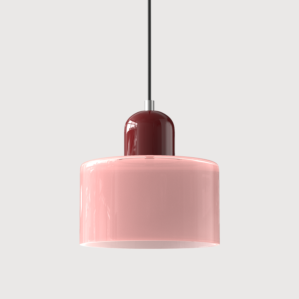Sleek Chrome Hanging Ceiling Light