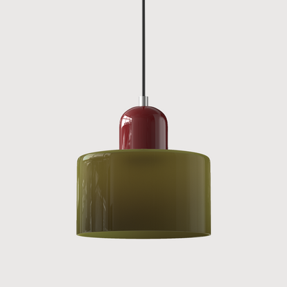 Sleek Chrome Hanging Ceiling Light
