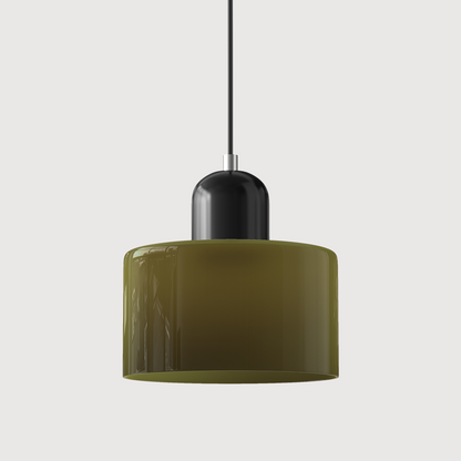 Sleek Chrome Hanging Ceiling Light