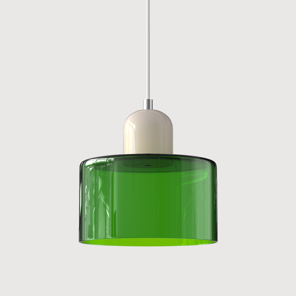 Sleek Chrome Hanging Ceiling Light
