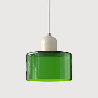 Sleek Chrome Hanging Ceiling Light