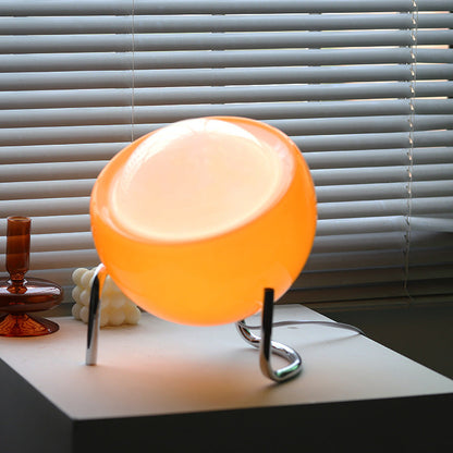 Vintage Globe Glass LED Desk Lamp