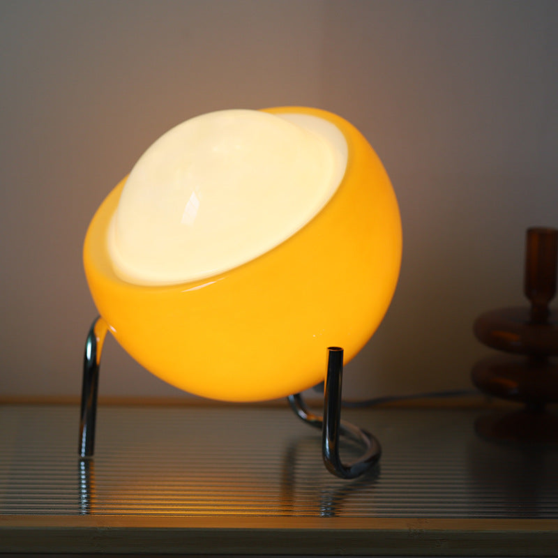Vintage Globe Glass LED Desk Lamp