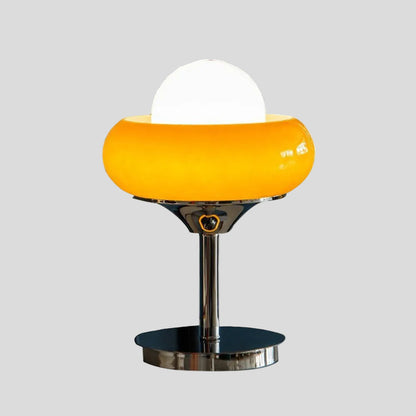 Classic Warm Glass Mushroom Desk Lamp - Lusomart