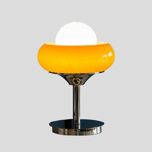 Classic Warm Glass Mushroom Desk Lamp - Lusomart