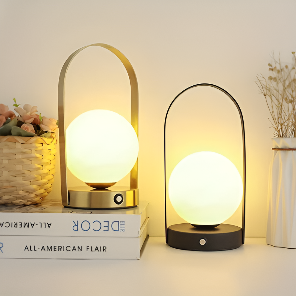 Wireless Charging Table Lamp with Touch Sensor