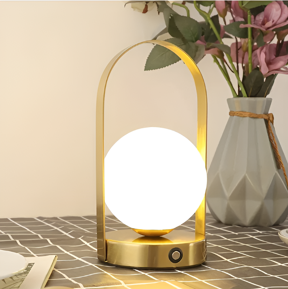 Wireless Charging Table Lamp with Touch Sensor