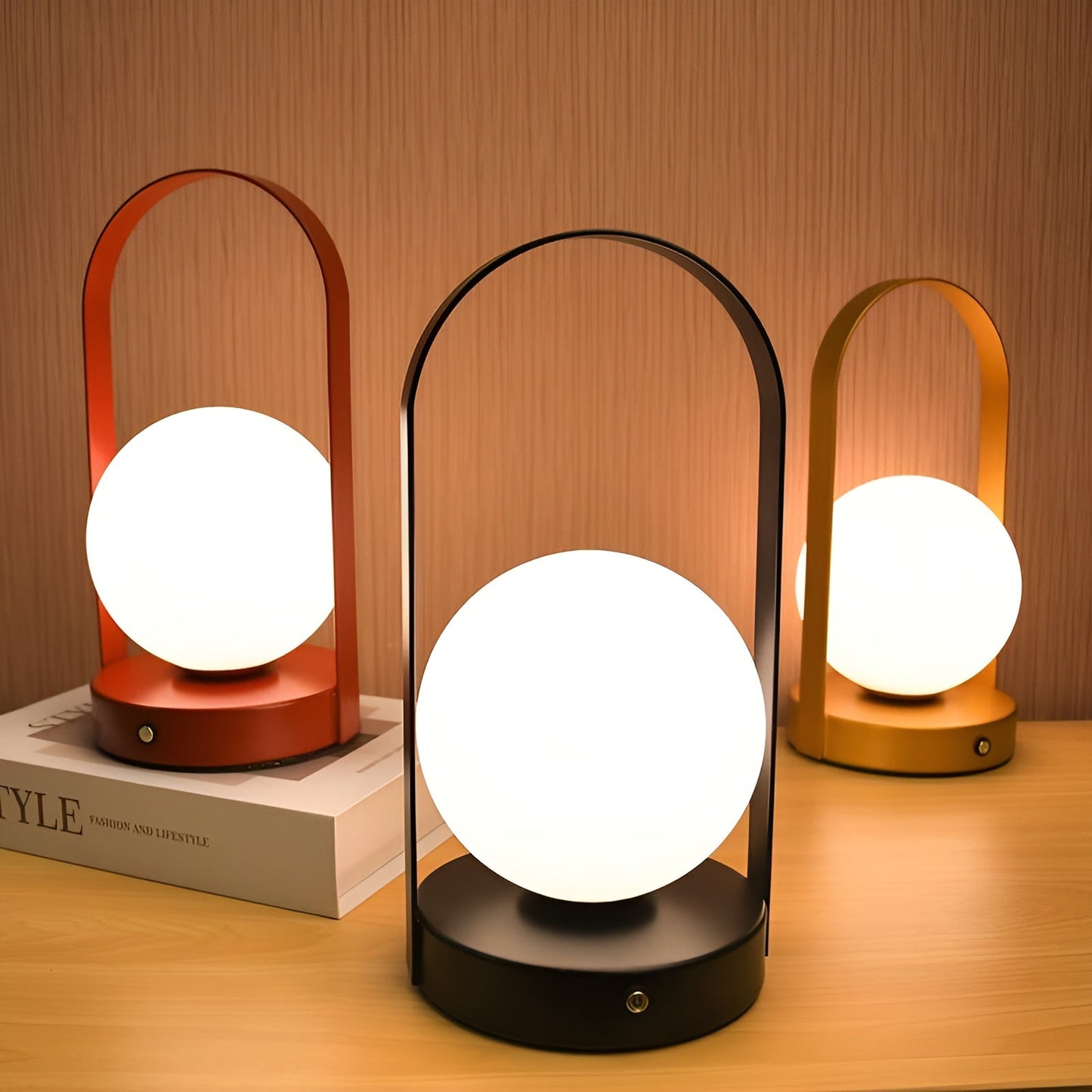 Wireless Charging Table Lamp with Touch Sensor - Lusomart