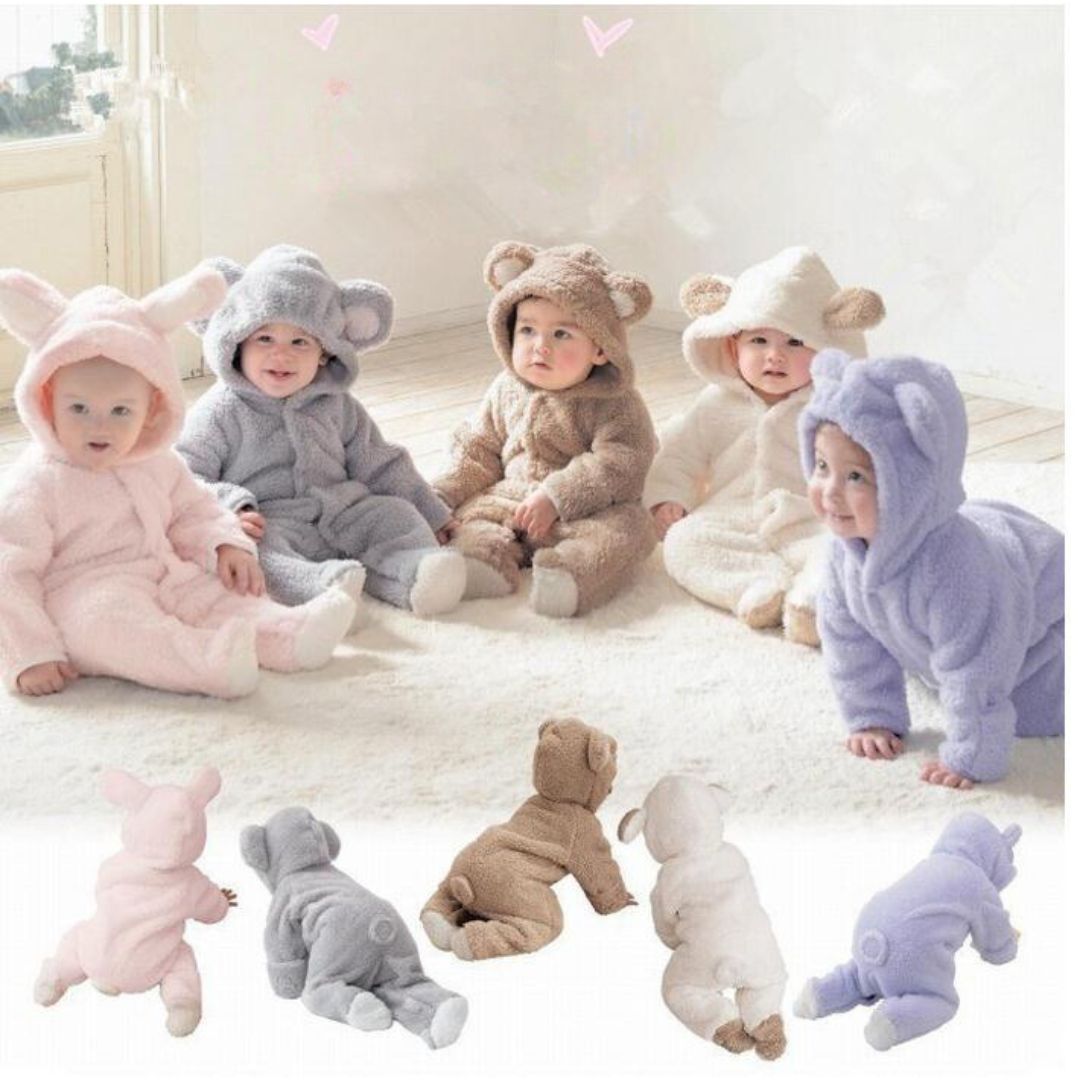 BearHug Onesie™ – Soft baby onesie with ears 7