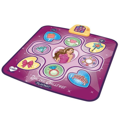 Fun Dance Pad for Kids with LED Lights & Music Games - Lusomart