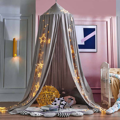 Bed Canopy for Kids Room Soft Hanging Decor Lightweight Fabric 14