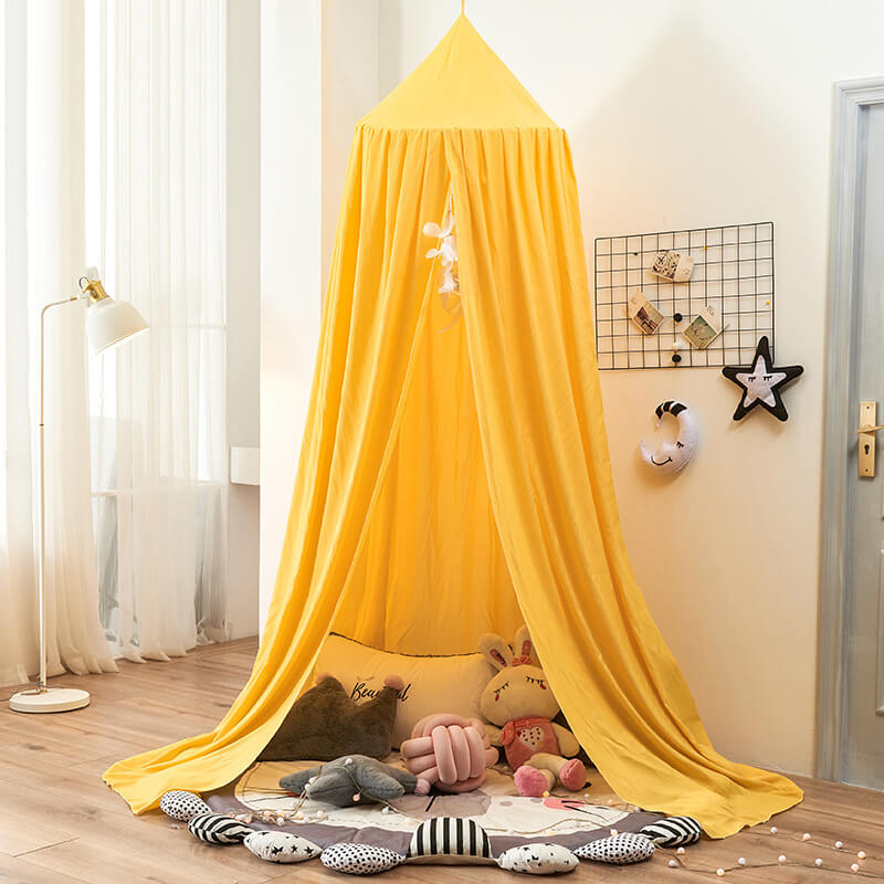 Bed Canopy for Kids Room Soft Hanging Decor Lightweight Fabric 17