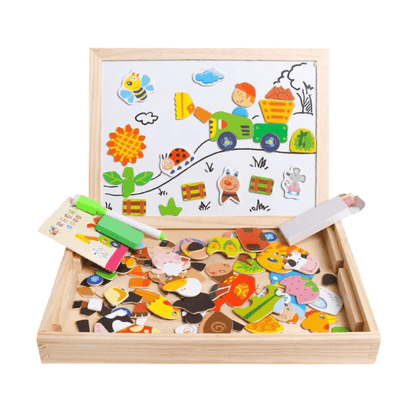 BeechCreative | Versatile Eco-Friendly 2-in-1 Magnetic Chalkboard for Kids 3