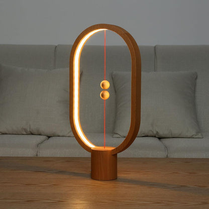 BeechGlow | Elegant Modern Wooden Table Lamp with Magnetic Switch 3
