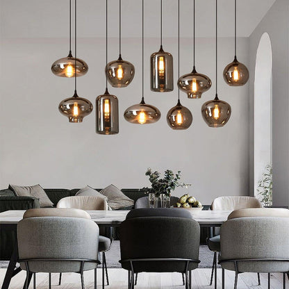 Stylish Grey Hanging Lamp