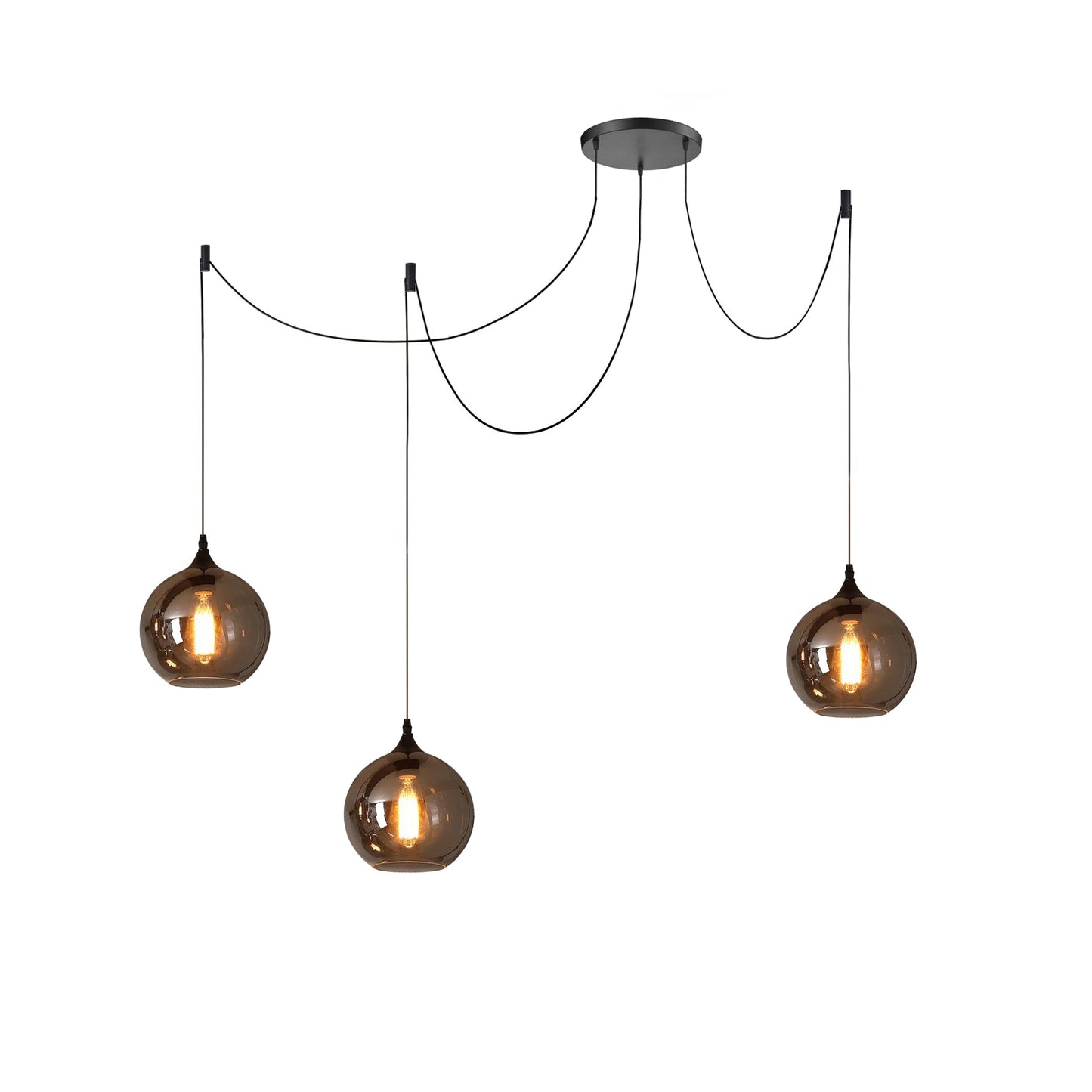Stylish Grey Hanging Lamp
