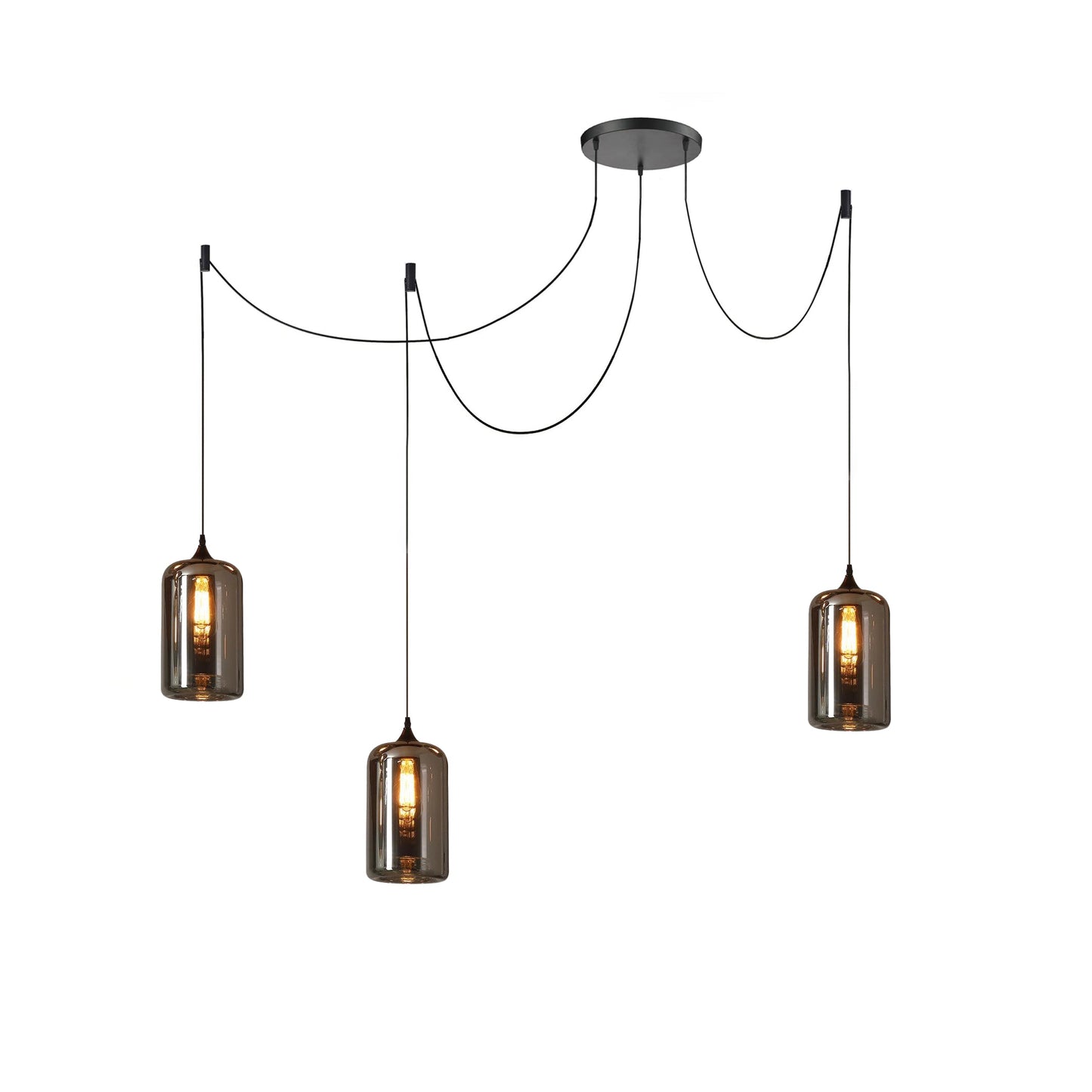 Stylish Grey Hanging Lamp