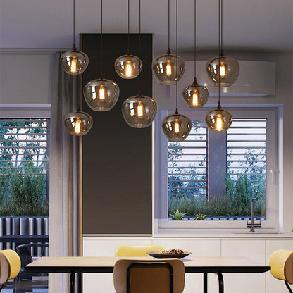 Stylish Grey Hanging Lamp
