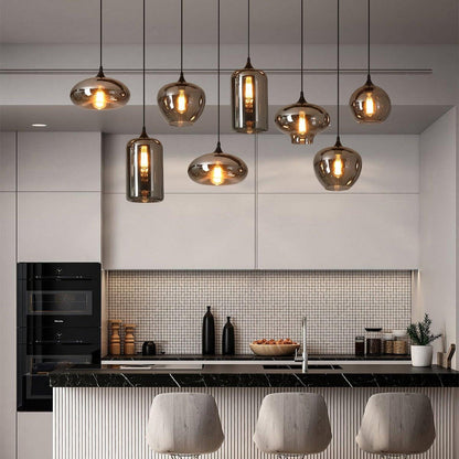 Stylish Grey Hanging Lamp