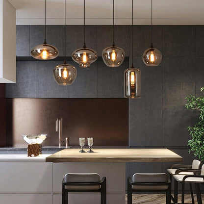 Stylish Grey Hanging Lamp