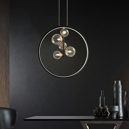 Stylish Round Glass Drop Ceiling Light