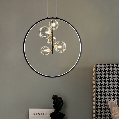 Stylish Round Glass Drop Ceiling Light