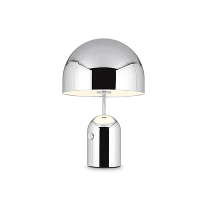 Sleek Metal Nightstand Lamp - Lusomart