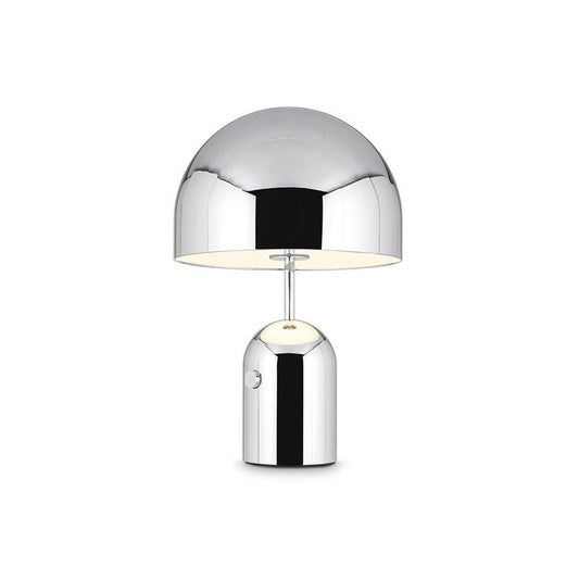 Sleek Metal Nightstand Lamp - Lusomart