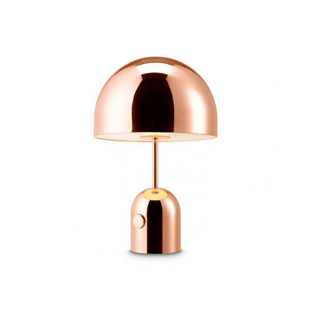 Sleek Metal Nightstand Lamp