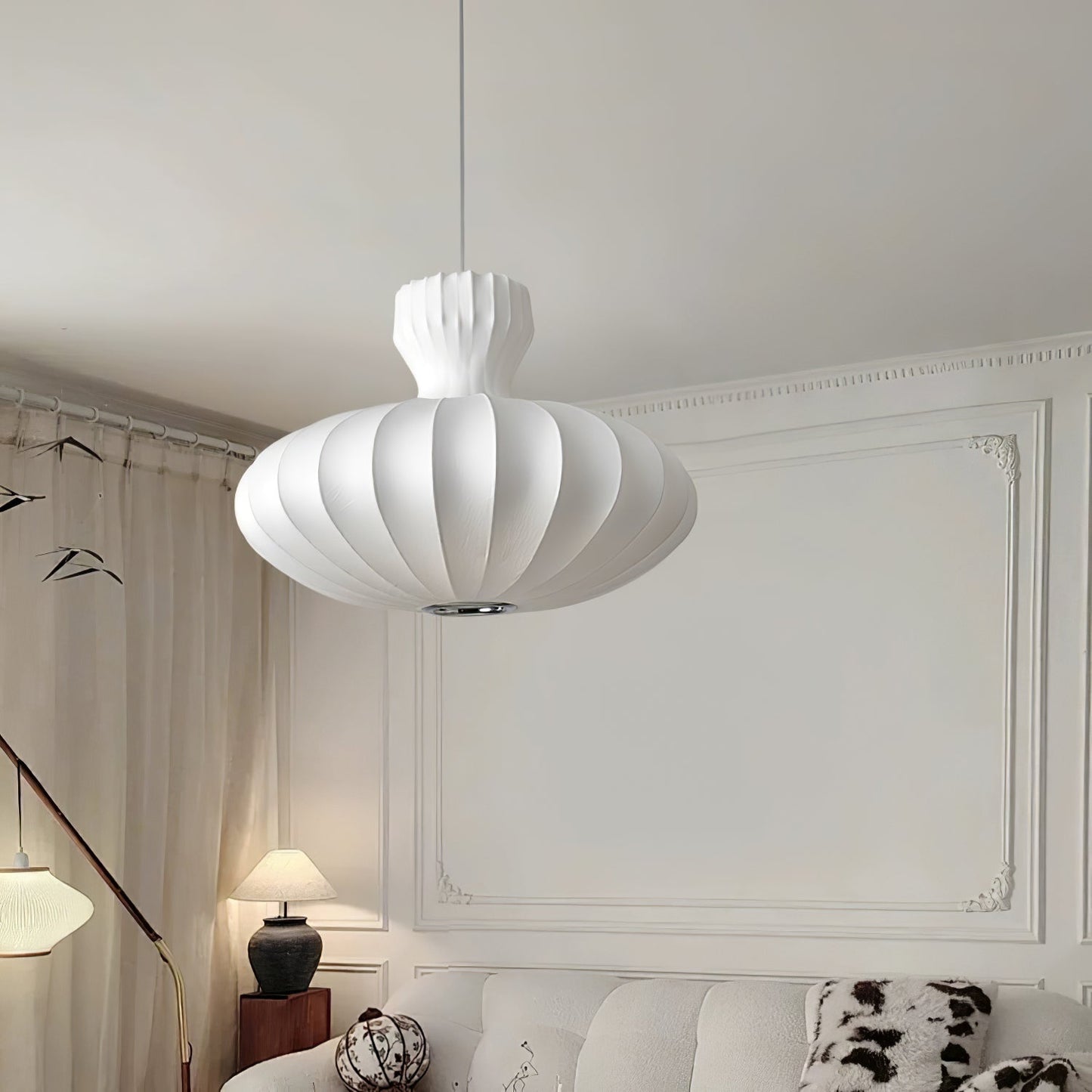 Classic Textured Glass Drop Lamp